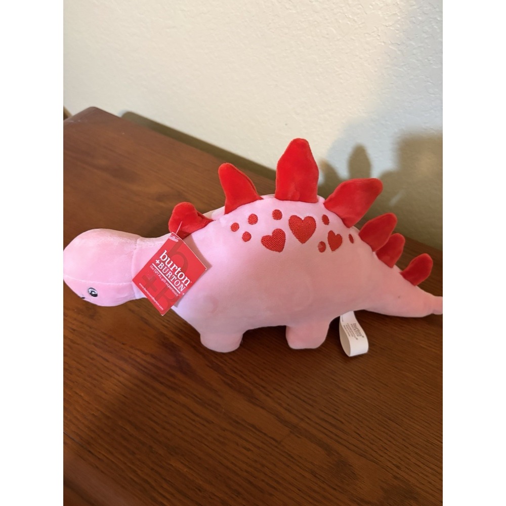 Burton & Burton Cute Pink Plush Dinosaur With Tag